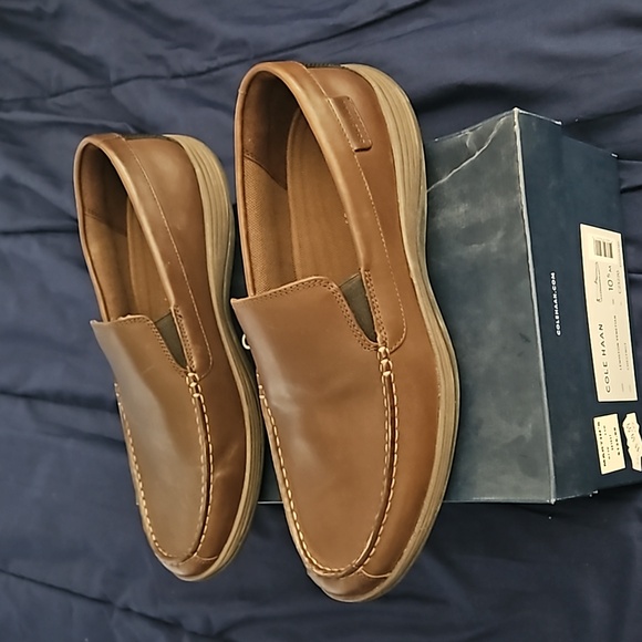 Cole Haan Mens Leather Slip-Ons.USED IN GREAT CONDITION,ONLY WORN ONCE!! - Picture 4 of 8